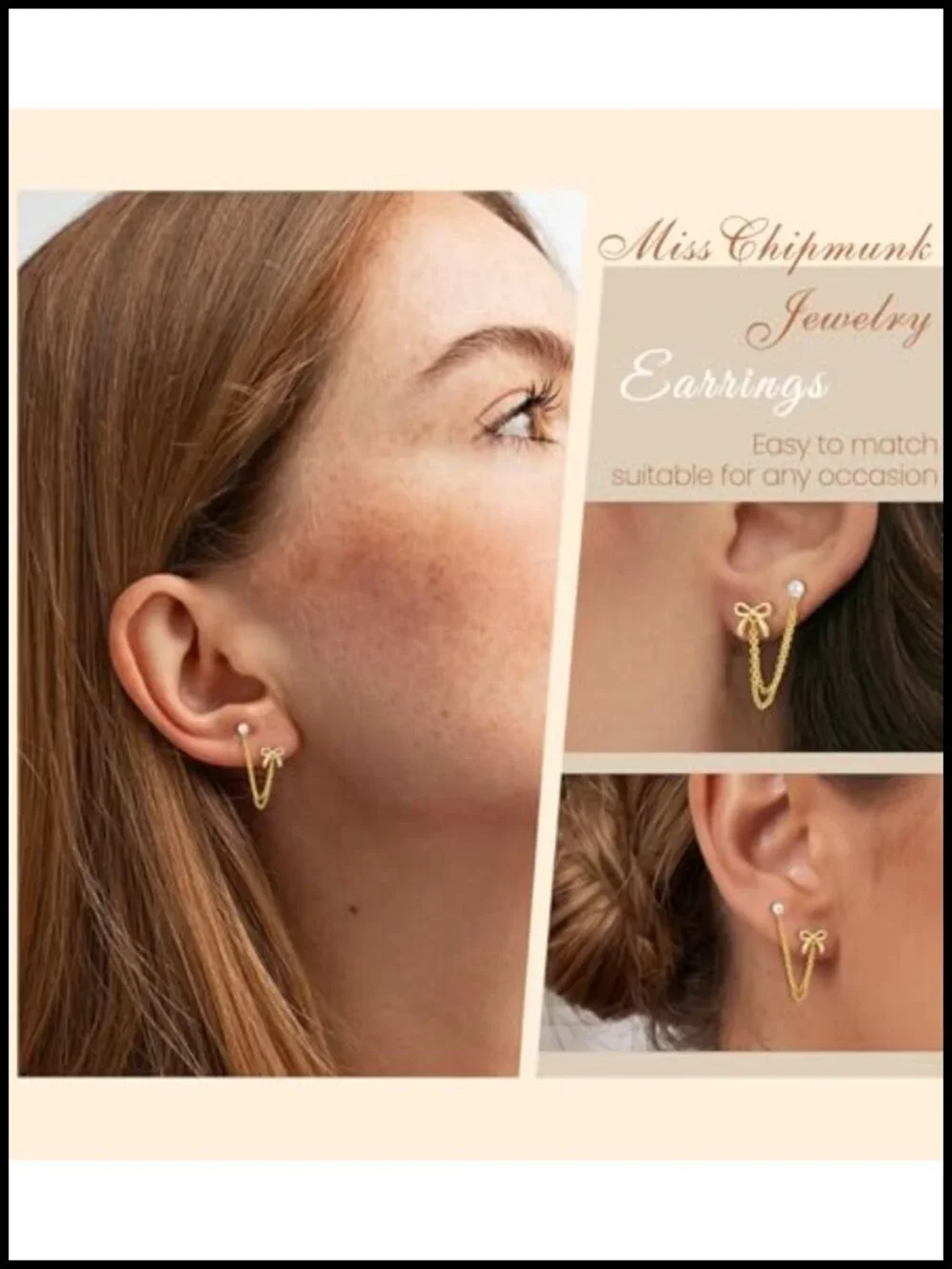Gold Plated Hypoallergenic Hoop Earrings Set for Women | 3 Pairs Dainty Small